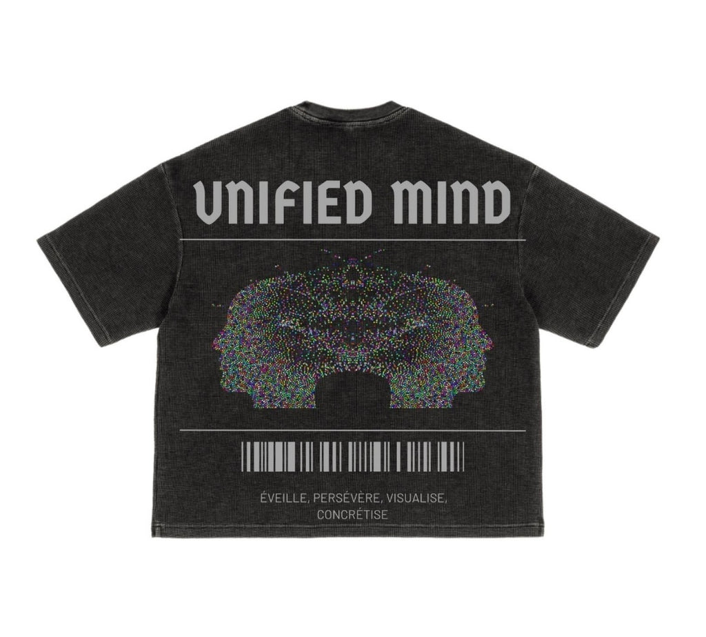 T-SHIRT TEXTURÉ GAUFRÉ DÉLAVÉ COUPE AMPLE