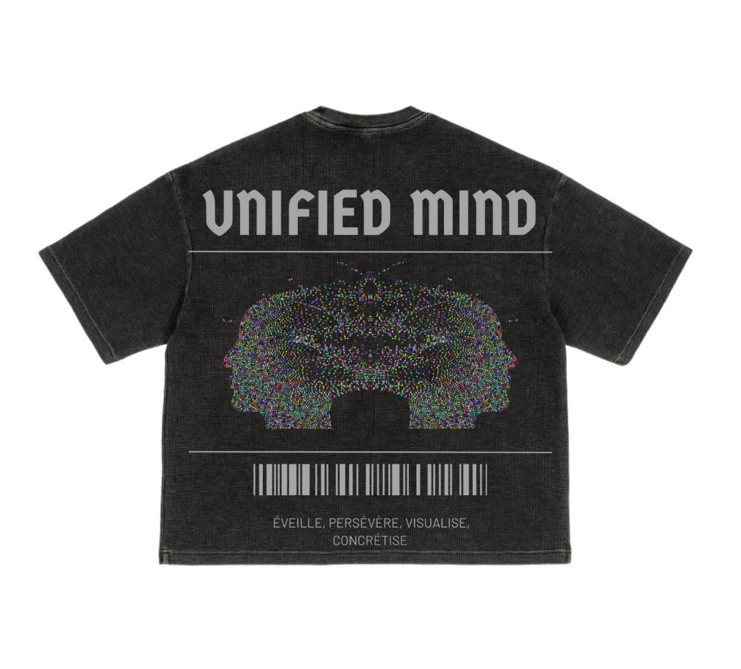 T-SHIRT TEXTURÉ GAUFRÉ DÉLAVÉ COUPE AMPLE